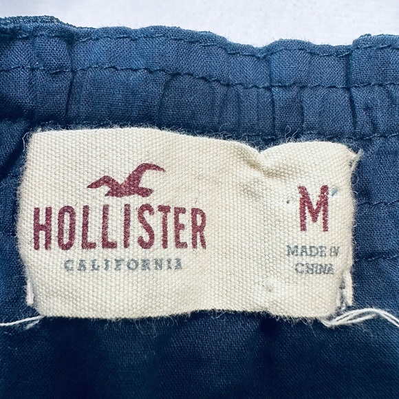 Hollister Blue Polka Dot Midi Dress Womens Size Medium - Picture 4 of 7